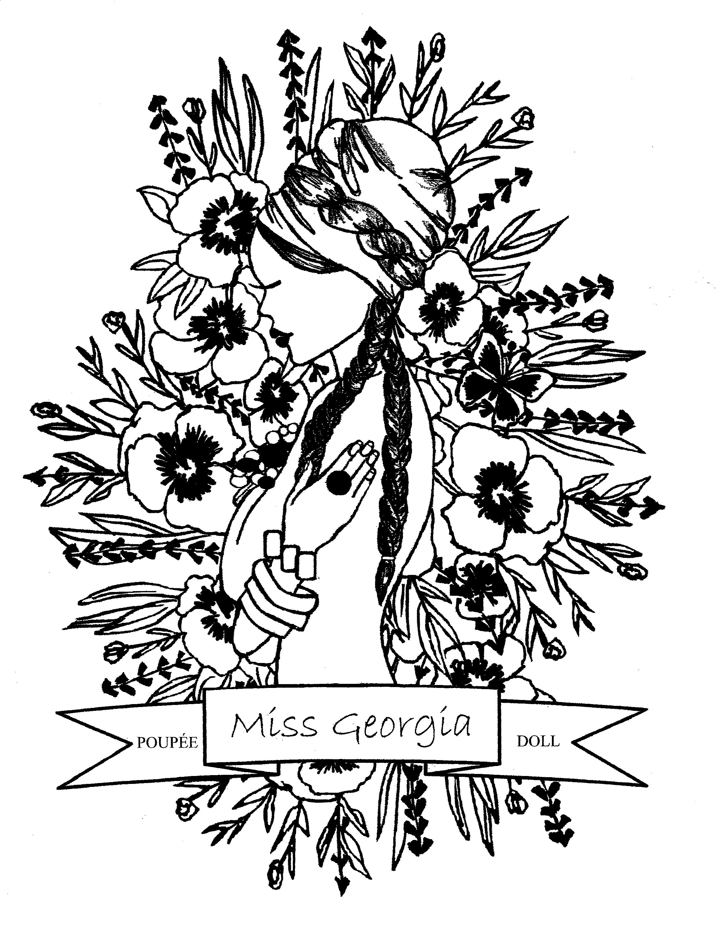 Miss Georgia logo (AMG DOLL)